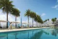Complexe résidentiel New Aquarise Residence with a swimming pool, co-working spaces and panoramic views close to Dubai Canal and Downtown Dubai, Business Bay