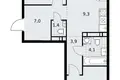 Wohnung 3 zimmer 60 m² Wnukowo, Russland