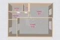 Appartement 1 chambre 38 m² Dziarjynsk, Bélarus