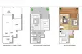 Apartamento 2 habitaciones 53 m² Minsk, Belarús