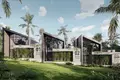 Wohnkomplex Complex of furnished villas with swimming pools near the beach, Ungasan, Bali, Indonesia