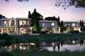 Residential complex Townhouses with swimming pools in the large Limassol Greens residence with a golf course and a spa center, Limassol, Cyprus