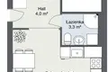 Квартира 3 комнаты 45 м² Варшава, Польша