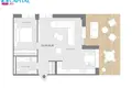 Квартира 2 комнаты 60 м² Вильнюс, Литва