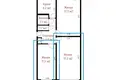 3 room apartment 62 m² Minsk, Belarus