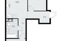 Квартира 2 комнаты 55 м² Красное Село, Россия