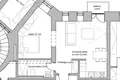 Квартира 2 комнаты 44 м² Рига, Латвия