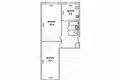 2 room apartment 46 m² Brest, Belarus