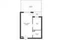 1 bedroom apartment 30 m² Warsaw, Poland