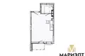 1 room apartment 31 m² Minsk, Belarus