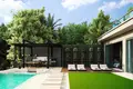 Kompleks mieszkalny New residential complex of luxury villas with swimming pools and sea views, Pandawa, Bali, Indonesia