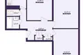 Wohnung 3 zimmer 66 m² Minsk, Weißrussland