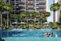 Complexe résidentiel New Park Five Residence with a swimming pool and a co-working area, Dubai Production city, Dubai, UAE