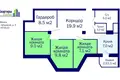 3 room apartment 68 m² Minsk, Belarus