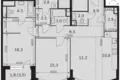 Квартира 3 комнаты 86 м² Северо-Западный административный округ, Россия