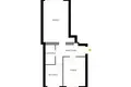 Appartement 2 chambres 50 m² Varsovie, Pologne