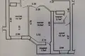 2 room apartment 72 m² Minsk, Belarus