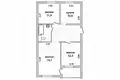 3 room apartment 72 m² Brest, Belarus