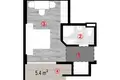 Studio 1 zimmer 29 m² Batumi, Georgien