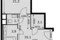 Квартира 2 комнаты 64 м² Развилка, Россия