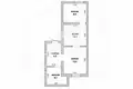 2 room apartment 45 m² Brest, Belarus