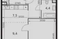 Mieszkanie 1 pokój 51 m² North-Western Administrative Okrug, Rosja