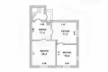 3 room apartment 64 m² Brest, Belarus