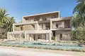 Complexe résidentiel New complex of beachfront villas Coral villas with swimming pools and sea views, Palm Jebel Ali, Dubai, UAE