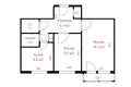 Wohnung 2 zimmer 41 m² Minsk, Belarus