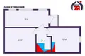Haus 25 m² Aliachnovicki sielski Saviet, Belarus