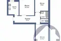 3 room apartment 66 m² Baranavichy, Belarus