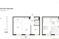 3 room apartment 57 m² Kopisca, Belarus