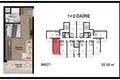 Appartement 1 chambre 33 m² Mezitli, Turquie