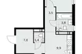 Mieszkanie 3 pokoi 60 m² poselenie Desenovskoe, Rosja