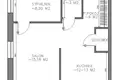 Wohnung 2 zimmer 41 m² in Warschau, Polen