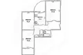 3 room apartment 67 m² Muchaviecki sielski Saviet, Belarus