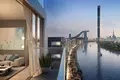 Residential complex Residence Riviera Beach Front on the shore of the canal close to Burj Khalifa and Dubai Mall, MBR City, Dubai, UAE