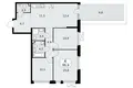 4 room apartment 87 m² Moscow, Russia