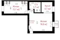 2 room apartment 55 m² Minsk, Belarus