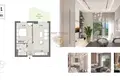 1 bedroom apartment 45 m² Becici, Montenegro