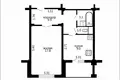 1 room apartment 41 m² Minsk, Belarus