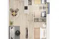 Mieszkanie 3 pokoi 53 m² Kowno, Litwa