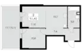 Wohnung 2 Zimmer 51 m² Südwestlicher Verwaltungsbezirk, Russland