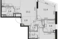 Wohnung 3 zimmer 70 m² Moskau, Russland