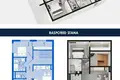 Wohnung 2 Schlafzimmer 86 m² Tivat, Montenegro