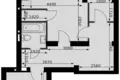 2 room apartment 58 m² Naro-Fominskiy gorodskoy okrug, Russia