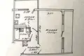 Wohnung 1 zimmer 31 m² Homel, Belarus