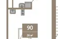 Studio 26 m² Sankt Petersburg, Russland