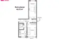 Apartamento 2 habitaciones 44 m² Vilna, Lituania