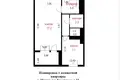 Apartamento 1 habitación 35 m² Minsk, Belarús